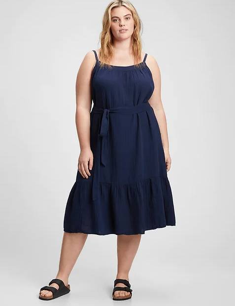 Tiered Midi Dress